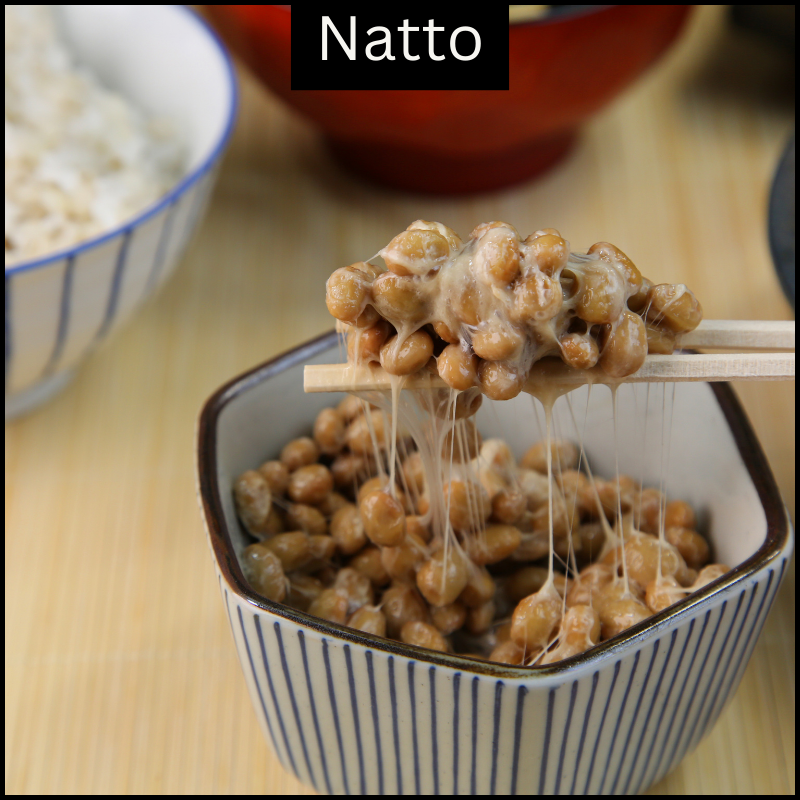 Natto's nutrient necessity for health